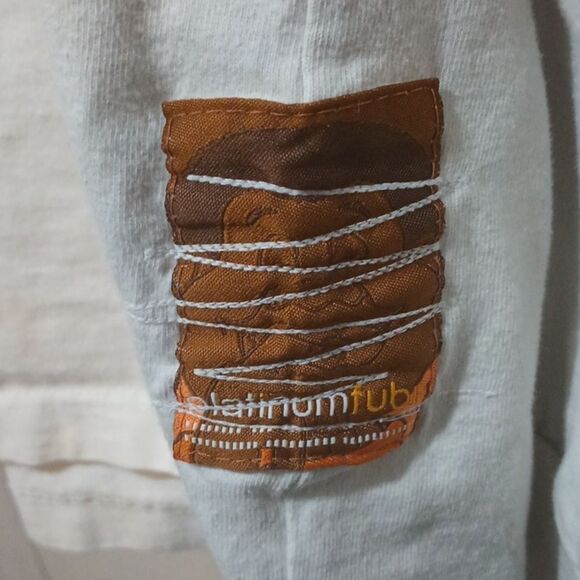 Vintage FUBU Platinum Shirt Large Fat Albert, Y2K Very Distressed Long Sleeve - Picture 4 of 13